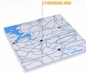 3d view of Store Nørlund