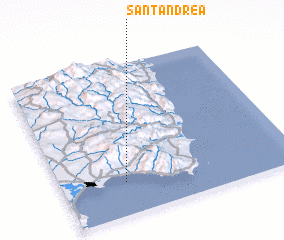 3d view of SantʼAndrea