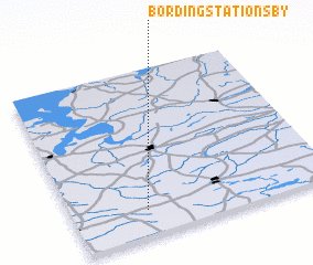 3d view of Bording Stationsby