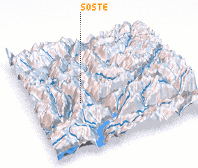 3d view of Soste