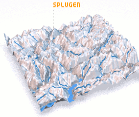 3d view of Splügen