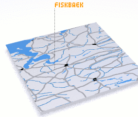 3d view of Fiskbæk