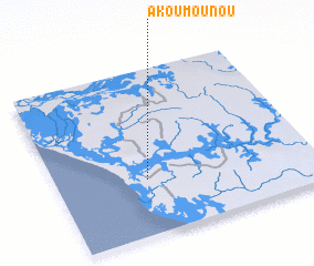 3d view of Akoumounou