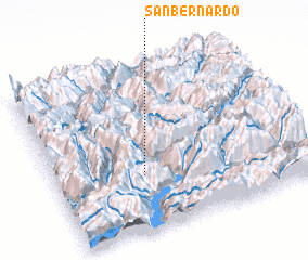 3d view of San Bernardo