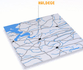 3d view of Hald Ege
