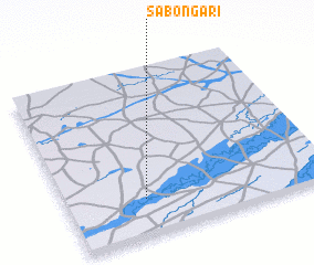 3d view of Sabon Gari