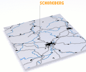 3d view of Schöneberg