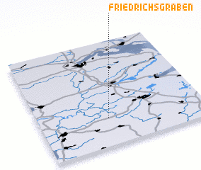 3d view of Friedrichsgraben