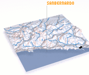 3d view of San Bernardo