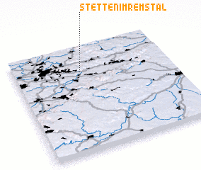 3d view of Stetten im Remstal