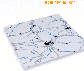 3d view of Wahlershausen