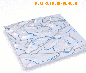 3d view of Dechret Beni Abdallah