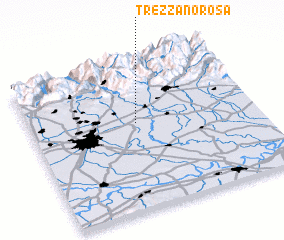 3d view of Trezzano Rosa