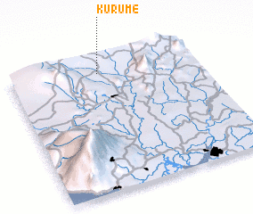 3d view of Kurume