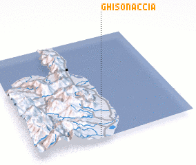 3d view of Ghisonaccia