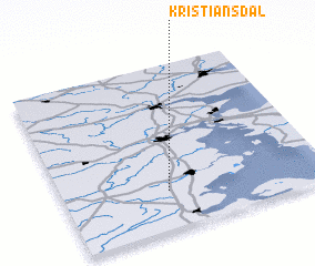 3d view of Kristiansdal