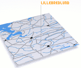 3d view of Lille Bredlund