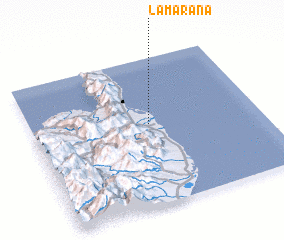 3d view of La Marana