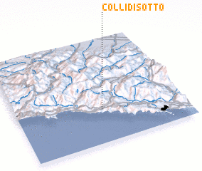 3d view of Colli di Sotto