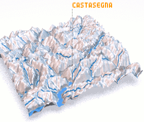 3d view of Castasegna