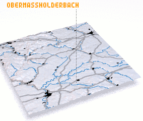 3d view of Obermaßholderbach