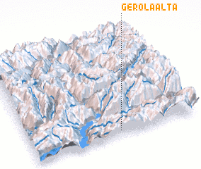 3d view of Gerola Alta