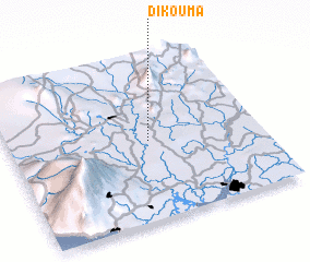 3d view of Dikouma