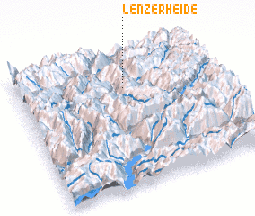 3d view of Lenzerheide