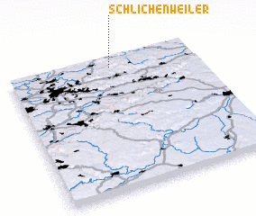 3d view of Schlichenweiler