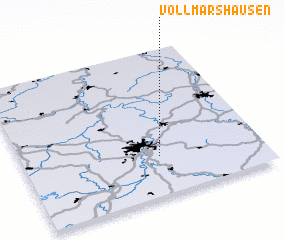 3d view of Vollmarshausen