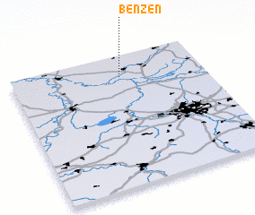 3d view of Benzen