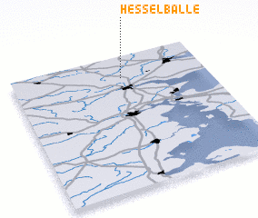 3d view of Hesselballe