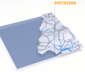 3d view of Punta Yeke