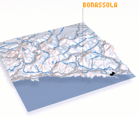 3d view of Bonassola