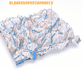 3d view of Albaredo per San Marco