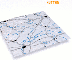 3d view of Hütten