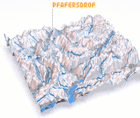 3d view of Pfäfers Drof