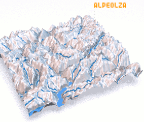 3d view of Alpe Olza