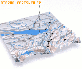 3d view of Unterwolfertsweiler