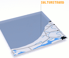 3d view of Saltum Strand