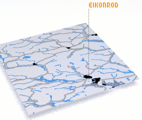 3d view of Eikonrød