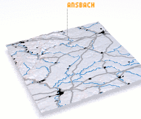 3d view of Ansbach