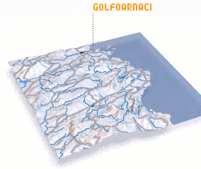 3d view of Golfo Arnaci