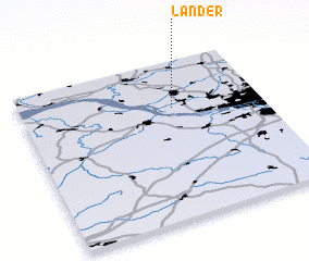 3d view of Lander