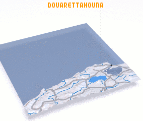 3d view of Douar et Tahouna