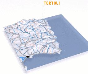 3d view of Tortolì