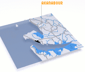 3d view of Akanabour