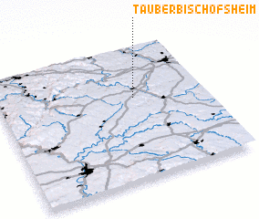 3d view of Tauberbischofsheim