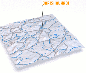 3d view of Qarīsh al Wādī