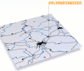 3d view of Volkmarshausen